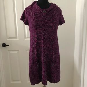 Pink Marl Sweater Dress